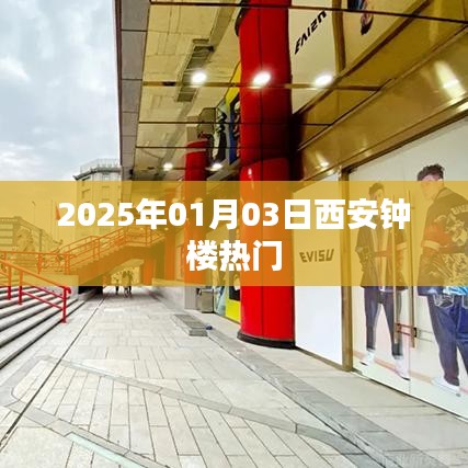 西安鐘樓，2025年元旦人氣勝地
