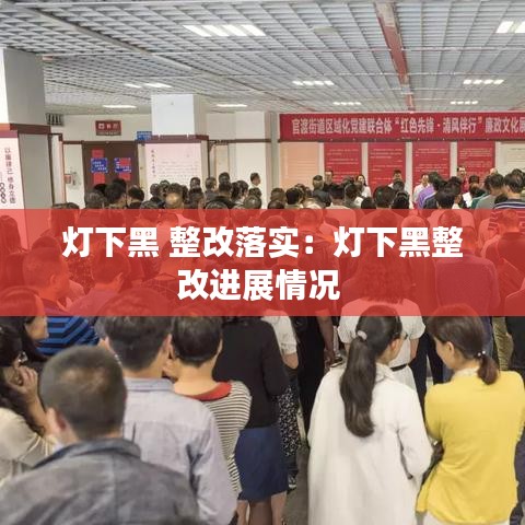燈下黑 整改落實(shí)：燈下黑整改進(jìn)展情況 