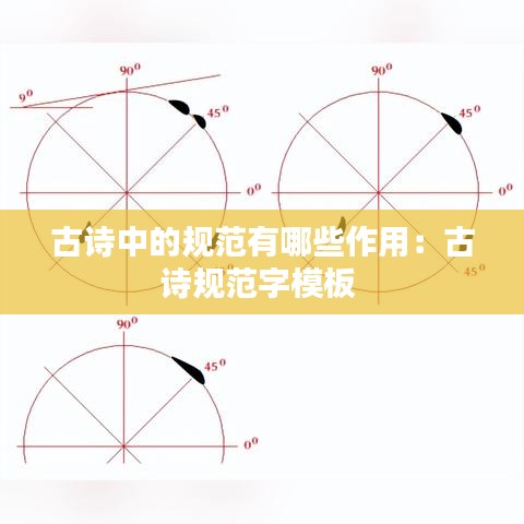 古詩中的規(guī)范有哪些作用：古詩規(guī)范字模板 