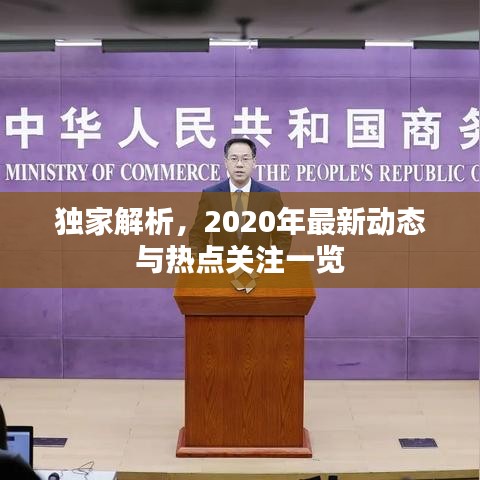 獨(dú)家解析，2020年最新動(dòng)態(tài)與熱點(diǎn)關(guān)注一覽