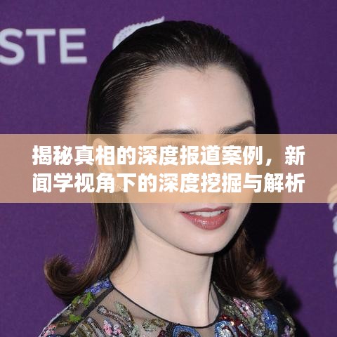 揭秘真相的深度報道案例，新聞學視角下的深度挖掘與解析——以某新聞事件為例