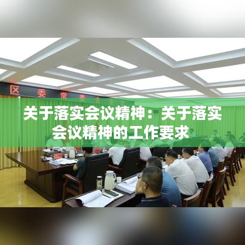 關(guān)于落實會議精神：關(guān)于落實會議精神的工作要求 