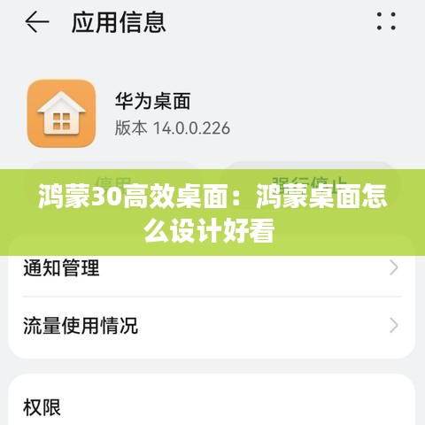 鴻蒙30高效桌面：鴻蒙桌面怎么設(shè)計好看 