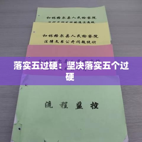 落實五過硬：堅決落實五個過硬 