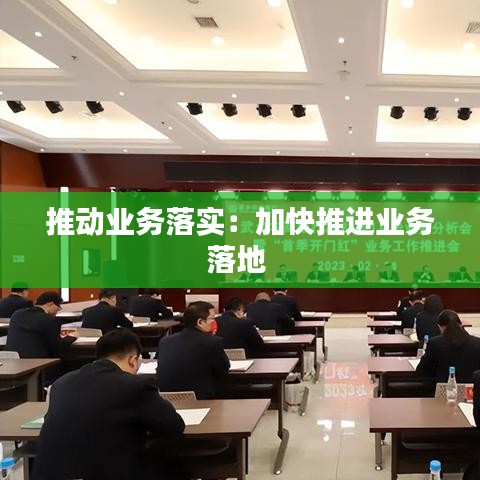 推動(dòng)業(yè)務(wù)落實(shí)：加快推進(jìn)業(yè)務(wù)落地 