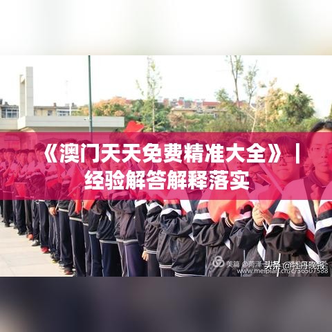 《澳門天天免費(fèi)精準(zhǔn)大全》｜經(jīng)驗(yàn)解答解釋落實(shí)