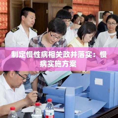 制定慢性病相關政并落實：慢病實施方案 