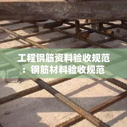 工程鋼筋資料驗收規(guī)范：鋼筋材料驗收規(guī)范 