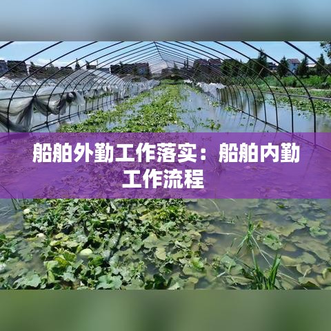 船舶外勤工作落實：船舶內(nèi)勤工作流程 