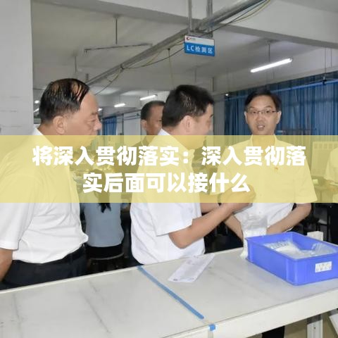 將深入貫徹落實：深入貫徹落實后面可以接什么 