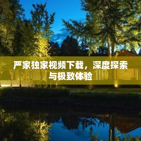 嚴家獨家視頻下載，深度探索與極致體驗