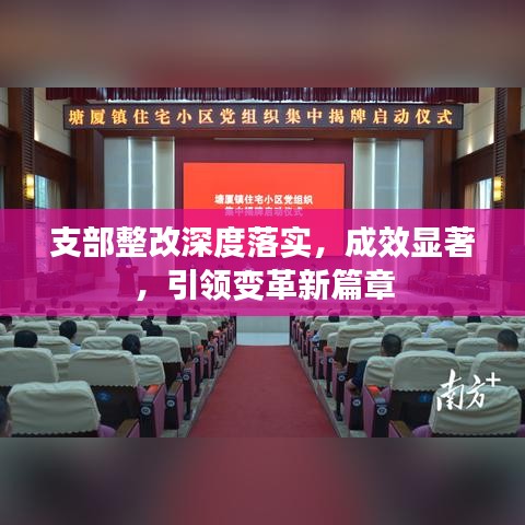 支部整改深度落實(shí)，成效顯著，引領(lǐng)變革新篇章