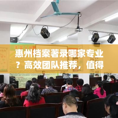 惠州檔案著錄哪家專業(yè)？高效團(tuán)隊(duì)推薦，值得信賴！