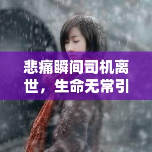 悲痛瞬間司機離世，生命無常引發(fā)深思