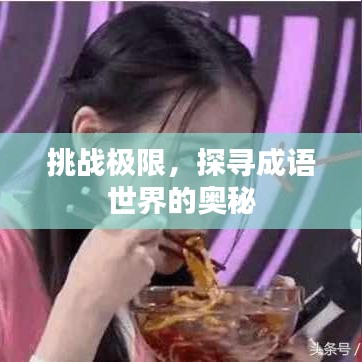 挑戰(zhàn)極限，探尋成語世界的奧秘