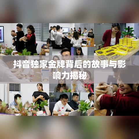 抖音獨家金牌背后的故事與影響力揭秘