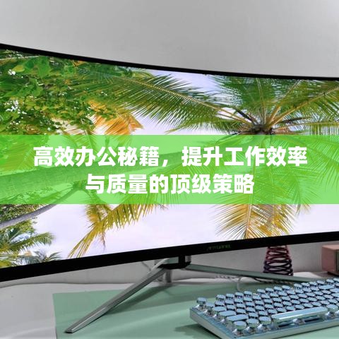 高效辦公秘籍，提升工作效率與質量的頂級策略